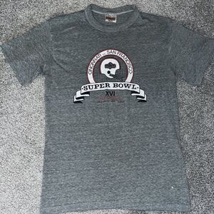 Rare TGI Fridays Cincinnati Bengals vs SF 49ers 1982 Super Bowl XVI 16 T shirt M